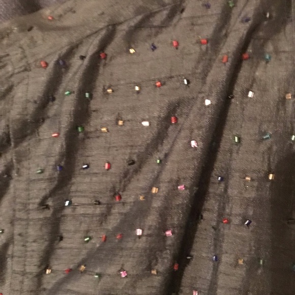 Chico’s Black Jeweled Blouse Size 3. (I would call it an XL or 16/18) - Picture 4 of 8